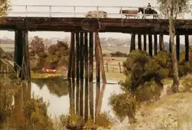 Roberts, Tom: Winter morning near Gardiner Creek