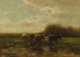 Maris, Willem: Cows in the evening