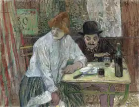 Toulouse-Lautrec, H.: The café La Mie