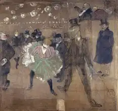 Toulouse-Lautrec, H.: La Goulue at the Foire du Trone in Paris