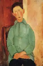 Modigliani, Amadeo: Boy on chair