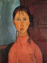 Modigliani, Amadeo: Girl with braids