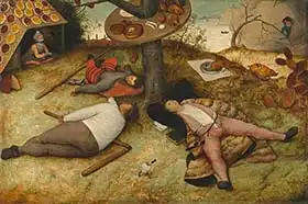 Brueghel, Pieter, the elder: The Land of Cockaigne