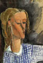 Modigliani, Amadeo: Portrait of Beatrice Hastings