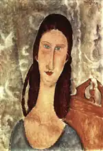 Modigliani, Amadeo: Portrait of Jeanne Hébuterne