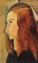 Modigliani, Amadeo: Portrait of Jeanne Hébuterne