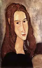 Modigliani, Amadeo: Portrait of Jeanne Hébuterne