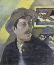 Gauguin, Paul: Self-Portrait in a hat