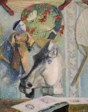 Gauguin, Paul: Still life with horse bust