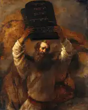 Rembrandt, van Rijn: Moses the Ten Commandments