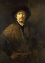 Rembrandt, van Rijn: Large self-portrait