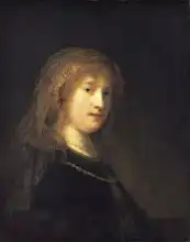 Rembrandt, van Rijn: Saskia van Uylenburgh (Rembrandt woman)