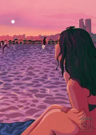 Oliveira, Sarah: Girl in the beach