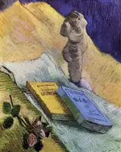 Gogh, Vincent van: Still Life with Statuette and two books