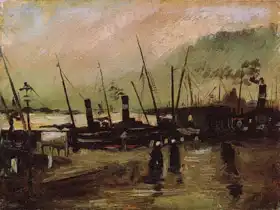 Gogh, Vincent van: The De Ruijterkade in Amsterdam