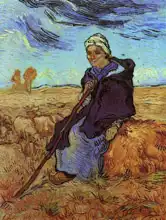 Gogh, Vincent van: Shepherdess (Millet)