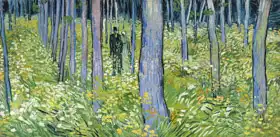 Gogh, Vincent van: Two figures in the woods