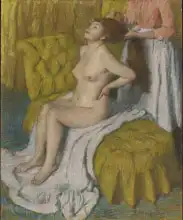 Degas, Edgar: Combing hair after bath