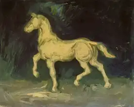 Gogh, Vincent van: Horse statue