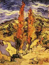 Gogh, Vincent van: Poplars on the road
