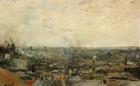 Gogh, Vincent van: View of Paris from Montmartre