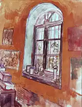 Gogh, Vincent van: The window in the van Gogh studio in Asyl