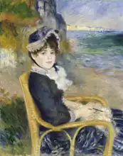 Renoir, Auguste: Girl at the sea