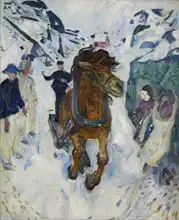 Munch, Edward: Trotting horse