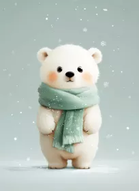 Jaszke, Justyna: Winter Animal Polar Bear 6