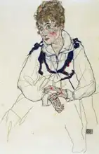 Schiele, Egon: Portrait of Edith Schiele