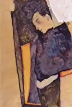 Schiele, Egon: Sleeping Schiele