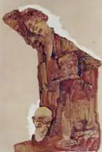 Schiele, Egon: Triple self-presentation