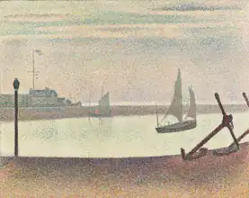 Seurat, Georges: Channel at Gravelines, Evening