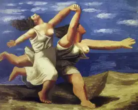 Picasso, Pablo: Women running on the beach