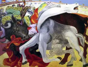 Picasso, Pablo: Bullfight: the death of the bullfighter