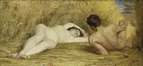 Levêque, Auguste: Spring idyll
