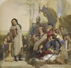 Brown, Ford Madox: Chaucer at the Court of Edward III.