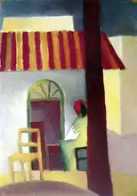 Macke, August: Turkish café