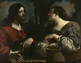 Guercino: Christ and the Woman of Samaria