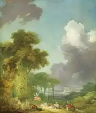 Fragonard, Jean-Honoré: Landscape