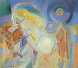 Delaunay, Robert: Woman reading