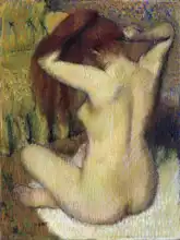 Degas, Edgar: Combing the hair