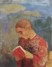 Redon, Odilon: Monk with the book
