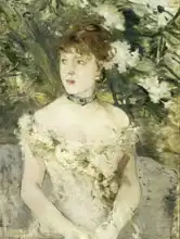 Morisot, Berthe: Young girl in a ball gown