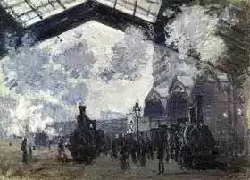 Monet, Claude: Station Gare St. Lazare