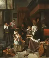 Steen, Jan Havicksz: Feast St. Nicholas
