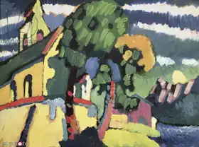 Kandinsky, Wassily: Bavarian landscape with church
