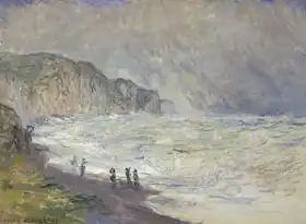 Monet, Claude: Rough Sea at Pourville