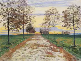 Hodler, Ferdinand: Autumn evening