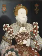 Hilliard, Nicholas: Portrait of Queen Elizabeth I.